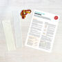 Summer Fruits Cross Stitch Bookmark Kit, thumbnail 5 of 6