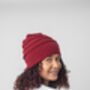 Satin Lined Slouch Beanie, thumbnail 4 of 6