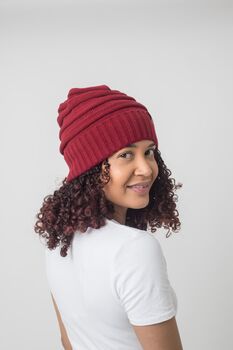 Satin Lined Slouch Beanie, 4 of 6