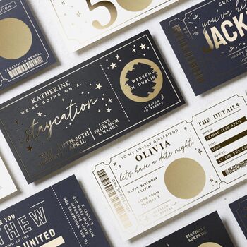 Personalised Staycation Scratch Reveal Voucher For Her, 8 of 9
