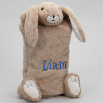 Personalised Embroidery, Brown Bunny Hot Water Cover Nb, 2 of 6