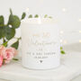 1st Valentine's Gift Married Couple Personalised Candle, thumbnail 1 of 11
