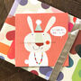 Baby Girl Rabbit Card, thumbnail 3 of 3