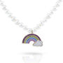 Rainbow Gemstone Necklace, thumbnail 1 of 7