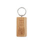 'Home Sweet Home' Oak Keyring, thumbnail 2 of 2