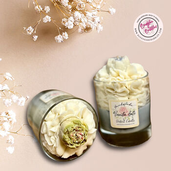 Candle Strong Fragrance | Whipped Wax | Vanilla Latte, 2 of 12
