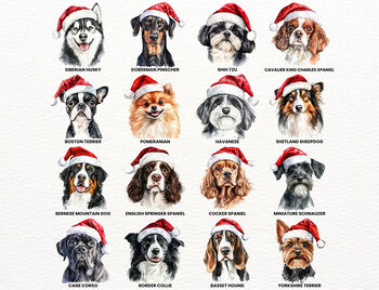 Personalised Ceramic Pet Dog Christmas Tree Decoration For Various Breeds, 7 of 7