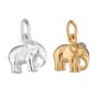Elephant Charm, Slide On Or Clip On, thumbnail 1 of 6
