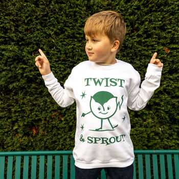 Twist And Sprout Boys' Christmas Jumper, 2 of 4
