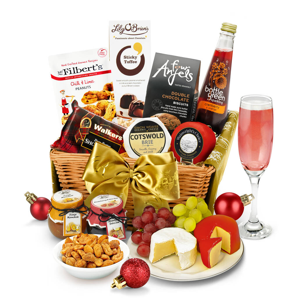 Silent Night Alcohol Free Christmas Hamper With Pressé By Regency Hampers
