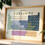 Wild Yorkshire Periodic Table Art Print, thumbnail 1 of 12