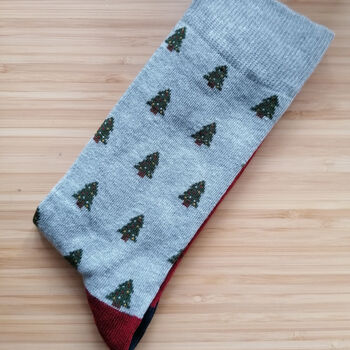 Sockin’ Around The Christmas Tree Men's Socks, 2 of 4