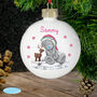 Personalised Me To You Reindeer Bauble, thumbnail 3 of 3