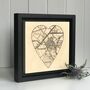 Customised Heart Shaped Map Print, thumbnail 8 of 10