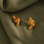 Knot Stud Earrings, thumbnail 3 of 3