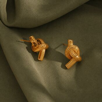 Knot Stud Earrings, 3 of 3