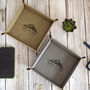 Mountain Snap Up Pu Leather Desk Tidy Storage Tray, thumbnail 1 of 6