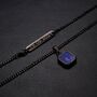 Lapis Lazuli Stone Pendant For Men, Black Pendant Necklace, thumbnail 1 of 10