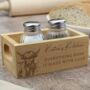 Personalised Highland Cow Mini Wooden Storage Crate, thumbnail 1 of 5