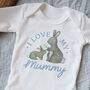 I Love My Mummy Baby Bodysuit, thumbnail 1 of 5