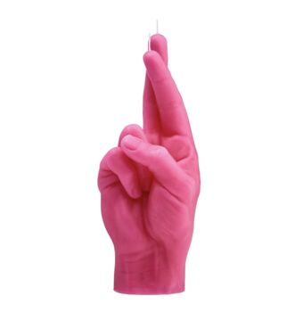 'Fingers Crossed' Real Hand Size Candle, 2 of 3