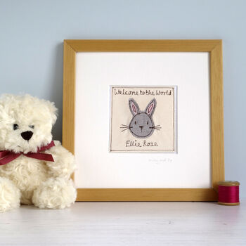 Personalised Bunny Rabbit Valentines Day Card For Him Or Her, 6 of 12