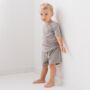 Children's Grey Towelling Two Piece, thumbnail 3 of 5