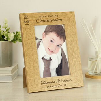 Personalised Holy Communion 6x4 Photo Frame, 2 of 3