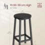 Set Of Two Bar Stools Industrial Style Kitchen Chairs, thumbnail 9 of 12