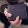 Mens Leather Anniversary Wallet, thumbnail 1 of 11