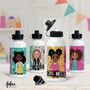 Black Girl Magic Aluminium Water Bottle | Fefus Design, thumbnail 1 of 5