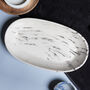Marble Effect Multi Purpose Porcelain Serving Plate, thumbnail 3 of 3