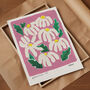 Daisies Hand Painted Art Print, thumbnail 2 of 5