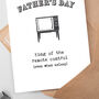King Of The Remote Funny Father's Day Card, thumbnail 2 of 4