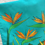Tropical Bird Of Paradise Flower Cotton Tea Towel, thumbnail 6 of 8
