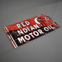 Red Indian Motor Oil Sign, thumbnail 1 of 4