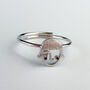 Sterling Silver Abstract Face Ring, thumbnail 1 of 4