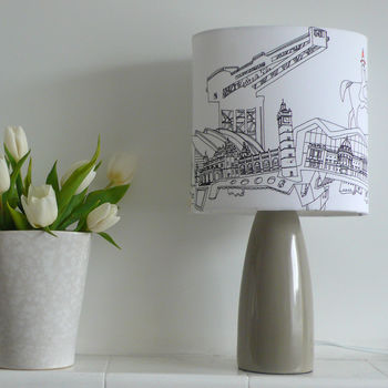 Hand Drawn Glasgow Lampshade, 5 of 7