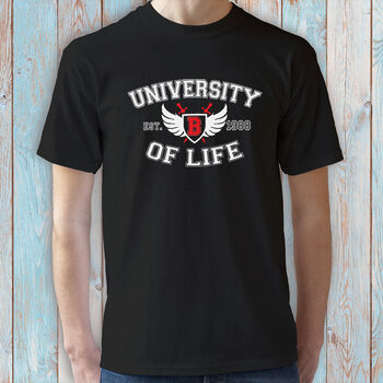 Personalised University Of Life T Shirt, 2 of 8