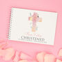 Personalised Christening Cross Guest Book, thumbnail 1 of 4