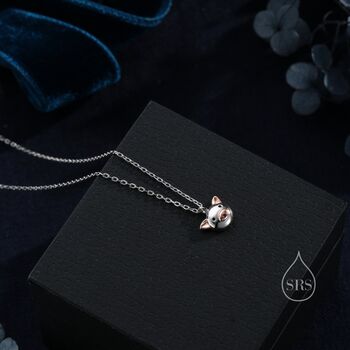 Cute Pig Pendant Necklace In Sterling Silver, 7 of 12