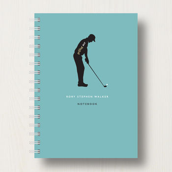 Personalised Golf Lover's Journal Or Notebook, 6 of 10
