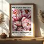 Personalised Baptism Watercolour Print – Floral Keepsake Gift, thumbnail 5 of 7