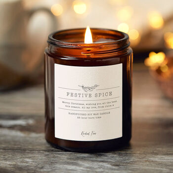 Gift For Her Personalised Scented Apothecary Candle, 2 of 10
