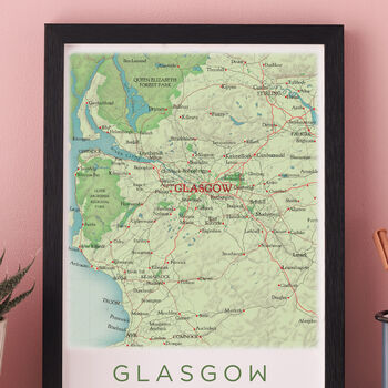 University Of Glasgow Map Print Graduation Gift, 4 of 6