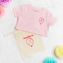 Embroidered Birthday T Shirt With Personalised Bag, thumbnail 4 of 10