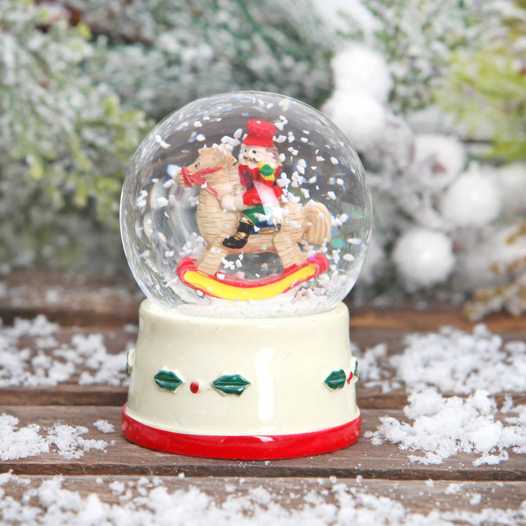 Nutcracker Christmas Mini Snow Globe By Red Berry Apple