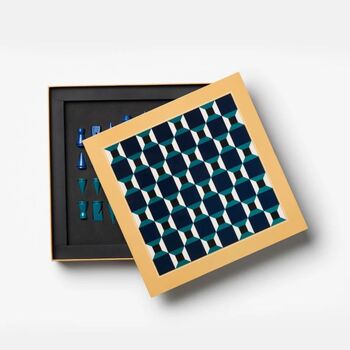 Lacquered Wooden Chess Set ‘Athena’, 4 of 7