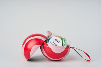 Bauble In Swedish Design Filled With A Choice Of Swedish Chocolates, Swedish Candy Or Chocolate Truffles Lucia, 8 of 12