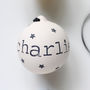Personalised Ceramic Christmas Baubles, thumbnail 5 of 7